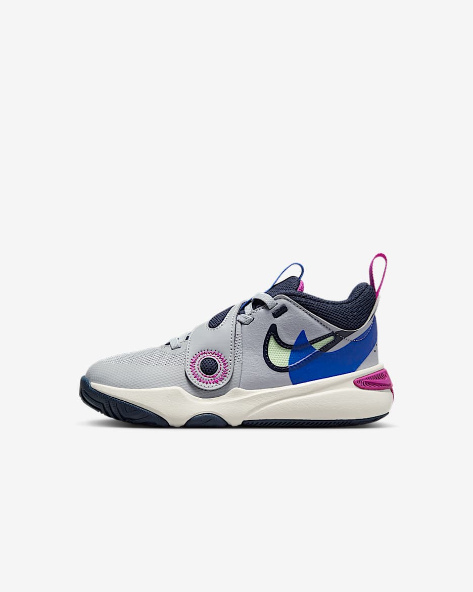 Calzado para ninos de preescolar Nike Team Hustle D 11 SE